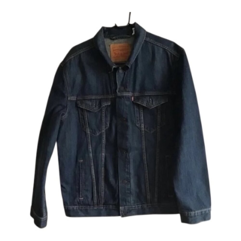 Levi Strauss & Co Jacket Men's Size XL Blue Denim Trucker